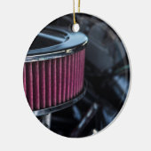 Chrome luchtinname keramisch ornament (Links)