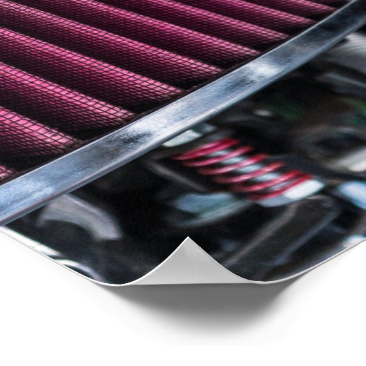 Chrome luchtinname poster (Hoek)