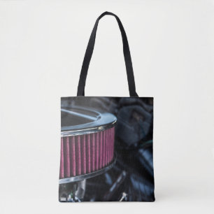 Chrome luchtinname tote bag