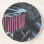 Chrome luchtinname zandsteen onderzetter (Voorkant)