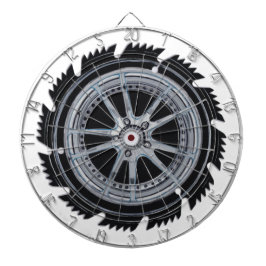 Chrome Mag Wheel Dartbord