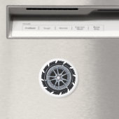Chrome Mag Wheel Magneet (Insitu (Vaatwasser))