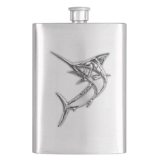 Chrome Marlin Nautical Print Flacon (Voorkant)