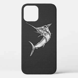 Chrome Marlin op koolstofvezel Case-Mate iPhone Case