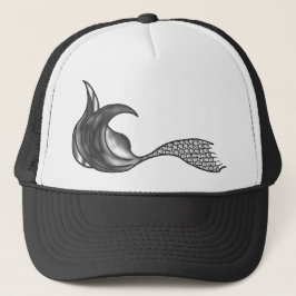 Chrome Mermaid Tail Trucker Pet