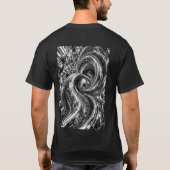 Chrome Micro Mozaïek Spiraal T-shirt (Achterkant)