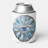 Chrome Mystical Eye Design Blikjeskoeler (Blikje Achterkant)