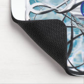 Chrome Mystical Eye Design Muismat (Hoek)