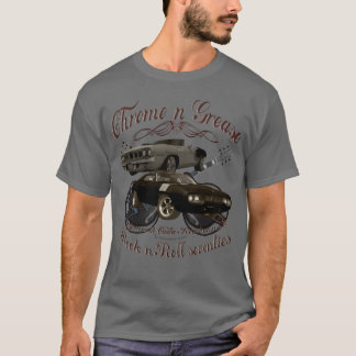Chrome n Grease 70s Plymouth muscle car oldtimer g T-shirt