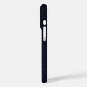 Chrome Nautical Star op koolstofvezel Case-Mate iPhone Case (Achterkant / Links)