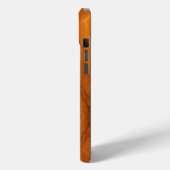 Chrome nautische anker op teakhout Case-Mate iPhone case (Achterkant / Links)