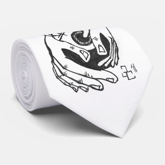 Chrome Neckslijtage (Pristine) Stropdas (Opgerold)