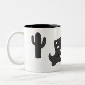 Chrome Offline Dino Tweekleurige Koffiemok (Links)