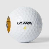 Chrome op Bierprint Schotse Distel Golfballen (Logo)