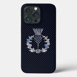 Chrome op koolstofvezel - Schots Thistle afdrukken Case-Mate iPhone Case