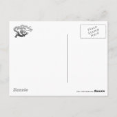 Chrome Paint Dragon Briefkaart (Achterkant)