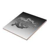 Chrome Paint Dragon Tegeltje (Zijkant)