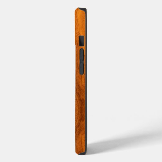 Chrome Pirate Crossbones op Teak Wood Case-Mate iPhone Case (Achterkant / Links)