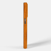 Chrome Pirate Crossbones op Teak Wood Case-Mate iPhone Case (Achterkant / Rechts)