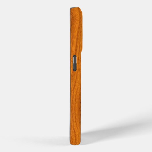 Chrome Pirate Crossbones op Teak Wood Case-Mate iPhone Case (Achterkant / Rechts)