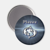 Chrome Pisces Magneet (Voorkant / Achterkant)