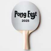 Chrome Pong Ritme Tafeltennisbatje (Achterkant)
