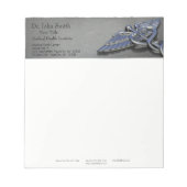 Chrome Professional Medical Caduceus - Notitieblok (Voorkant)