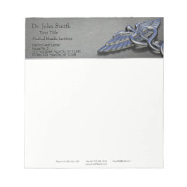 Chrome Professional Medical Caduceus - Notitieblok