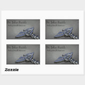 Chrome Professional Medical Caduceus - Sticker (Vel)