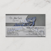 Chrome Professional Medical Caduceus Visitekaartje (Achterkant)
