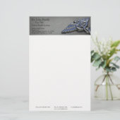 Chrome Professional Medische Caduceus - Stationery Briefpapier (Staand voorkant)