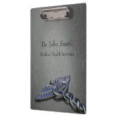 Chrome Professionele Medische Caduceus - Klembord (Links)