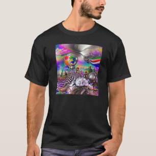 Chrome Psychedelic Dreamweaver Original Digital Ge T-shirt