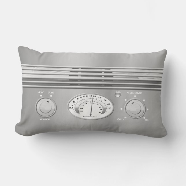 Chrome  radio kussen (Voorkant)