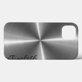 Chrome roestvrij stalen metalen blik Case-Mate iPhone case (Achterkant (horizontaal))