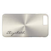 Chrome roestvrij stalen metalen blik Case-Mate iPhone case (Achterkant (Horizontaal))