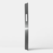 Chrome roestvrij stalen metalen blik Case-Mate iPhone case (Achterkant / Rechts)