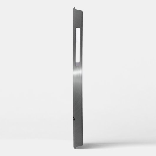 Chrome roestvrij stalen metalen blik Case-Mate iPhone case (Achterkant / Links)