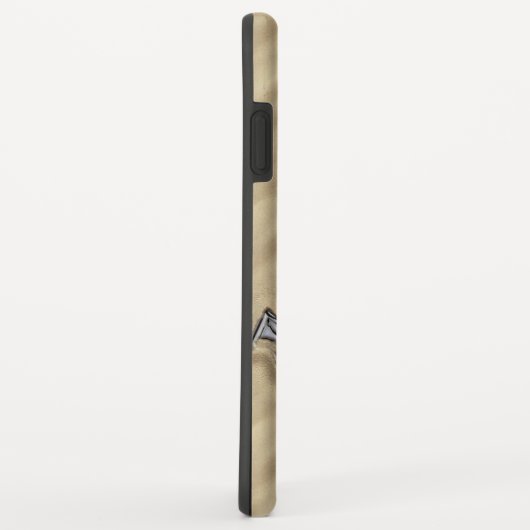 Chrome Rope Anchor op het strand Case-Mate iPhone Case (Achterkant/rechts)