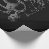 Chrome Sagittarius Zodiac Sign Hevelius circa 1690 Cadeaupapier (Hoek)