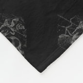 Chrome Sagittarius Zodiac Sign on Hevelius Decor Fleece Deken (Hoek)