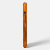 Chrome Sailboot op Teak Veneer Print Case-Mate iPhone Case (Achterkant / Links)