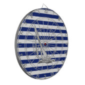 Chrome Sailing on Nautical Stripes Dartbord (Voorkant Links)