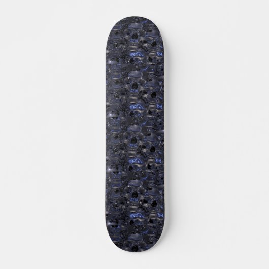 Chrome schedel en Botten Persoonlijk Skateboard (Voorkant)