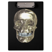 Chrome schedel klembord (Voorkant)