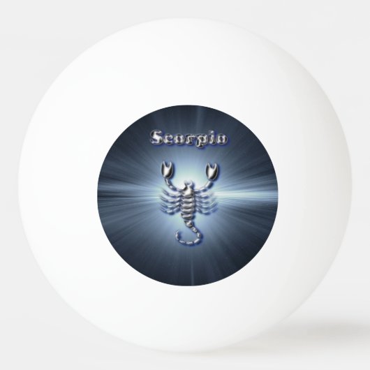 Chrome Scorpio Pingpongbal (Achterkant)