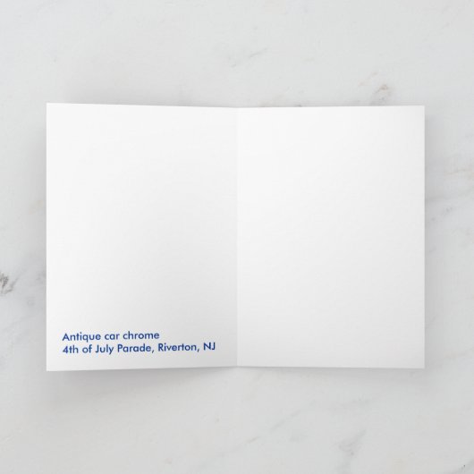 Chrome Shining Kaart (Binnen)