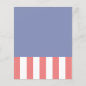 Chrome Silver Star op feestelijke patriottische kl Flyer (Achterkant)