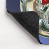 CHROME SKULL, Blue topaz Muismat (Hoek)