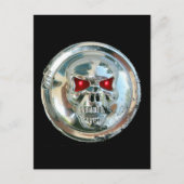 CHROME SKULL BRIEFKAART (Voorkant)
